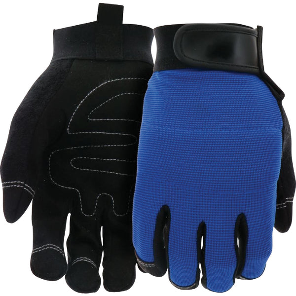 Do it Men's Medium Polyester Spandex High Performance Glove with Hook & Loop Cuff