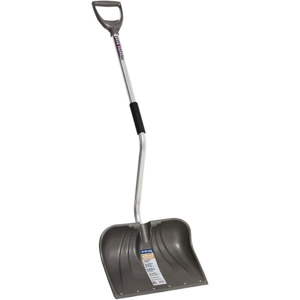 Rugg Pathmaster Back-Saver 18 In. Poly Snow Shovel with 42.5 In. Aluminum Handle