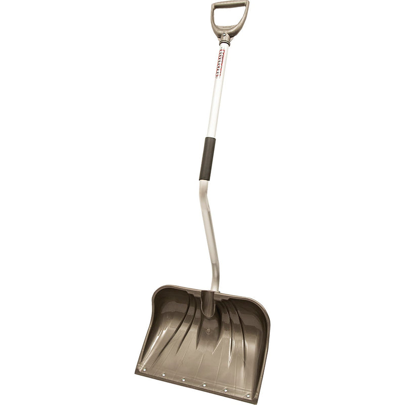 Rugg Pathmaster Back-Saver 18 In. Poly Snow Shovel with 42.5 In. Aluminum Handle