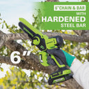 Greenworks 24V 6 In. Brushless Pruner Saw with 2.0 Ah Battery & Charger