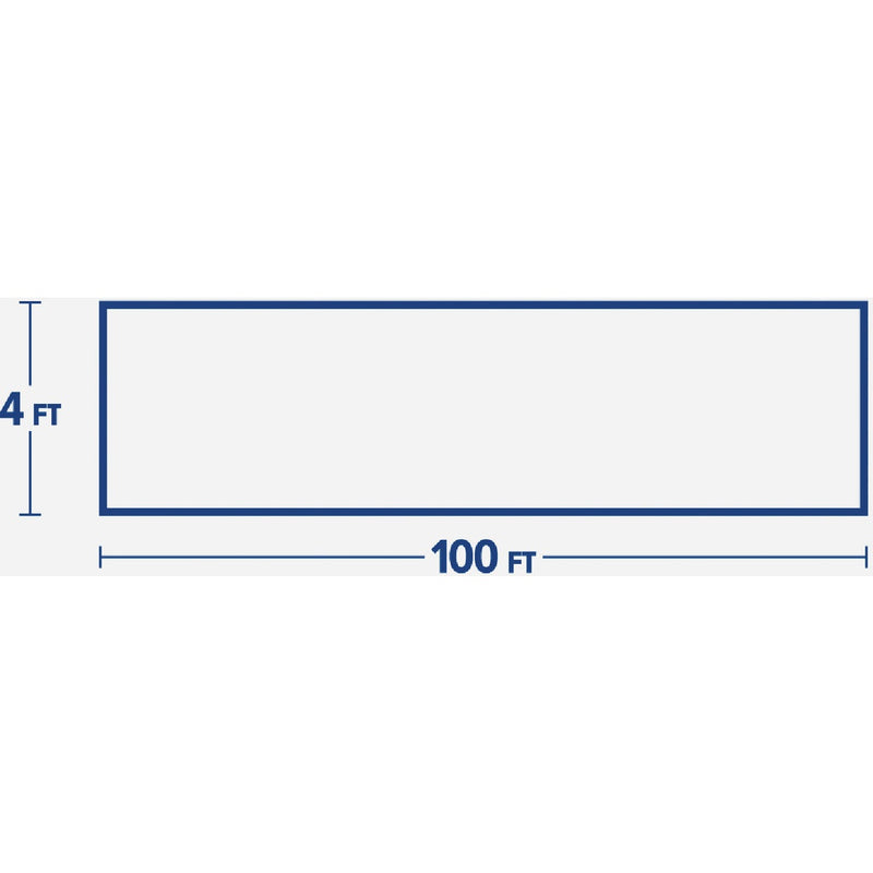 Tenax Sno-Guard 4 Ft. H. x 100 Ft. L. Polyethylene Snow Safety Fence, Orange