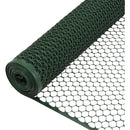 Tenax 3/4 In. x 2 Ft. H. x 25 Ft. L. Hexagonal Plastic Poultry Netting Fence, Green