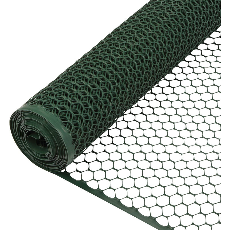 Tenax 3/4 In. x 2 Ft. H. x 25 Ft. L. Hexagonal Plastic Poultry Netting Fence, Green