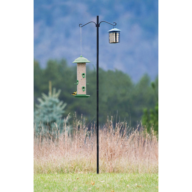 More Birds 6.5 Ft. Steel Bird Feeder Pole Kit