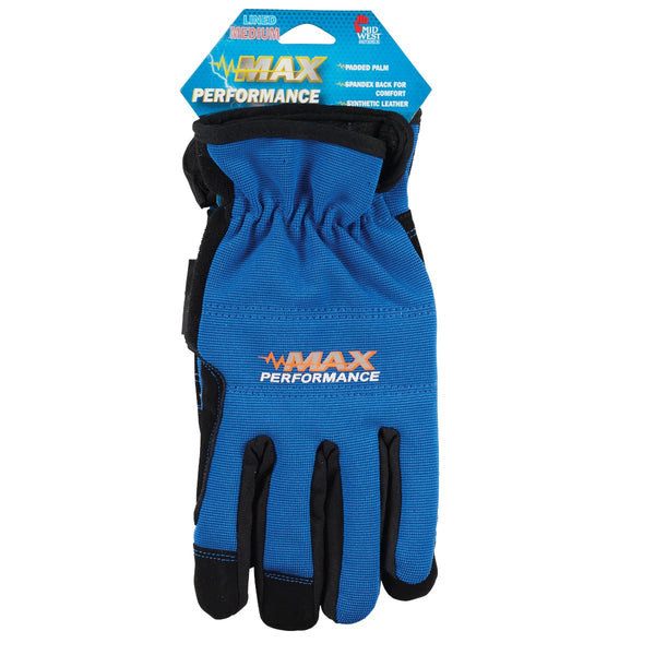 Midwest Gloves & Gear Max Performance Men's Medium Thinsulate Lined Work Glove