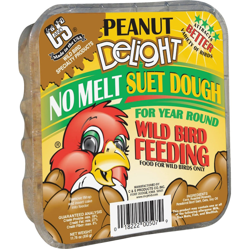 C&S 11.75 Oz. Peanut Delight No Melt Suet Dough