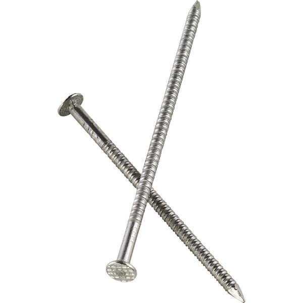 Simpson Strong-Tie 10d x 3 In. Stainless Steel Flat Checkered Siding Nails (600 Ct., 5 Lb.)