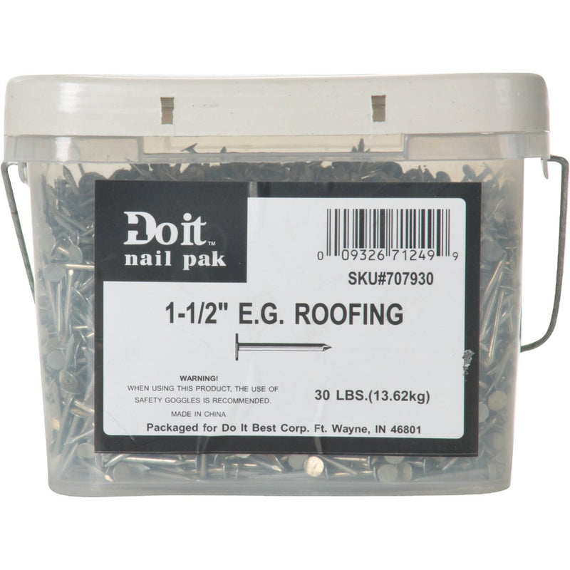 Grip-Rite 1-1/2 In. 11 ga Electrogalvanized Roofing Nails (5580 Ct., 30 Lb.)