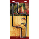 Panacea 7 In. W. x 4 In. H. Black Aluminum Railing Deck Mount Flower Box Bracket (2-Pack)