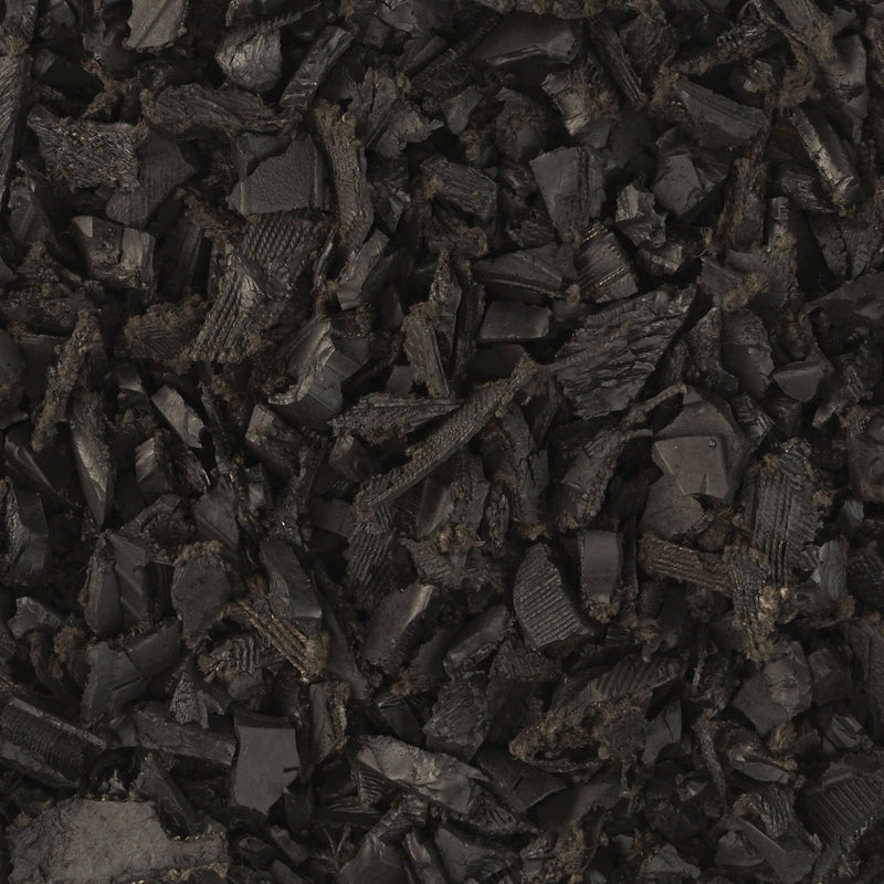 NuScape Black 0.8 Cu. Ft. Rubber Mulch Nuggets