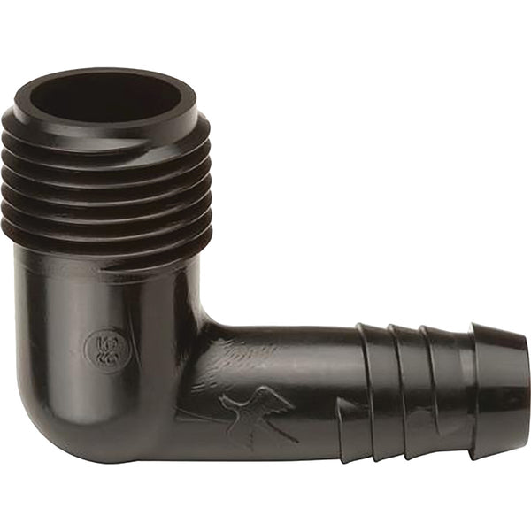 Rain Bird EZ Pipe 1/2 In. MNPT x 1/2 In. Barbed Poly Elbow (10-Pack)