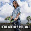 Greenworks 24V (2 x 24V) 8In. Brushless Edger with (2) 4.0 Ah Batteries and Charger