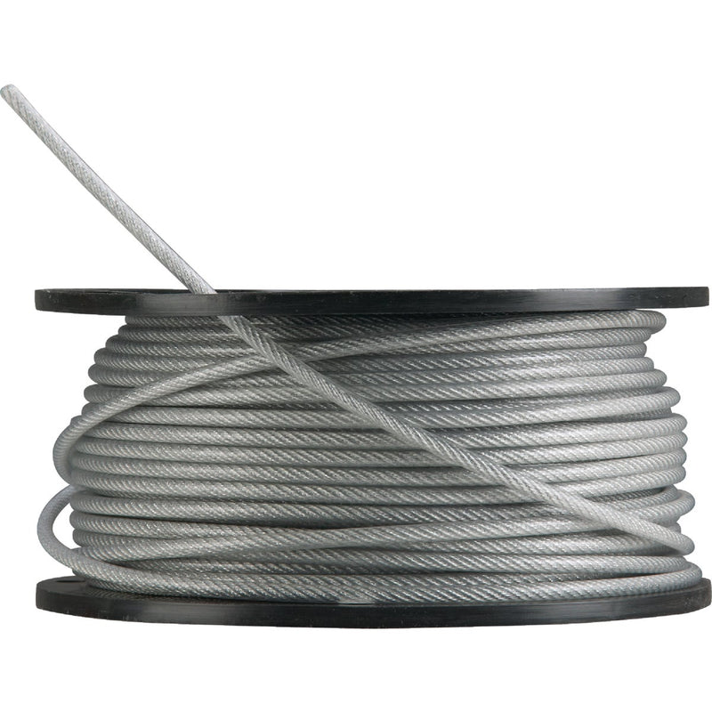 Campbell 1/8 In. x 250 Ft. Vinyl-Coated Galvanized Clothesline Cable