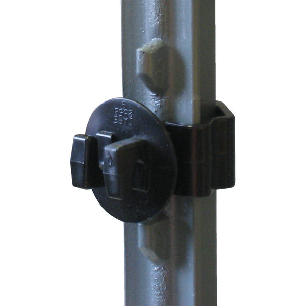 Dare Snug Snap-On Black Polyethylene Electric Fence Insulator (25-Pack)