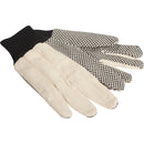 Do it Men's Large PVC Grip Cotton Canvas Work Glove