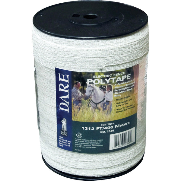 Dare 1/2 In. x 1312 Ft. Polyethylene Electric Fence Poly Tape