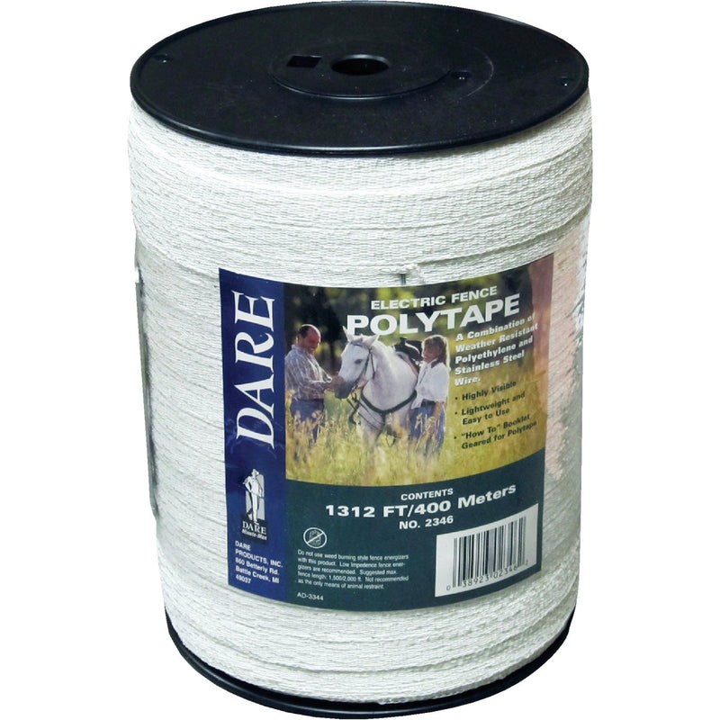 Dare 1/2 In. x 1312 Ft. Polyethylene Electric Fence Poly Tape