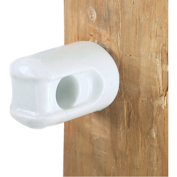 Dare Screw-In White Porcelain Electric Fence Insulator