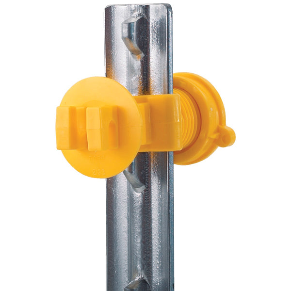 Dare Screw-On Yellow Polyethylene Electric Fence Insulator (25-Pack)