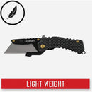 Coast DX126 Double Lock Pro 1-1/4 In. Razor Folding Knife
