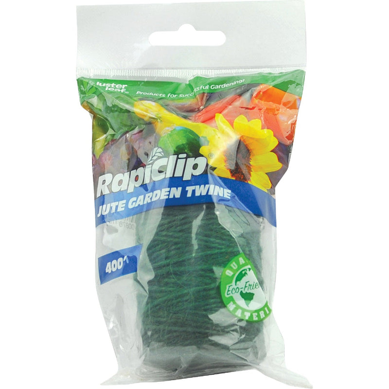 Rapiclip 400 Ft. Green Jute Garden Twine Plant Tie