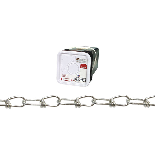 Campbell #2/0 275 Ft. Zinc-Plated Low-Carbon Steel Coil Chain