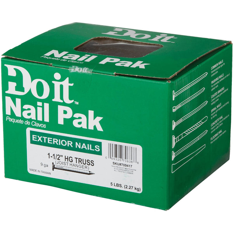 Do it 1-1/2 In. 9 ga Hot Galvanized Joist Nails (625 Ct., 5 lb)