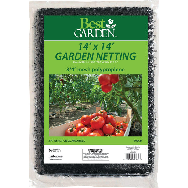 Best Garden 3/4 In. Mesh 14 Ft. x 14 Ft. Protective Garden Netting
