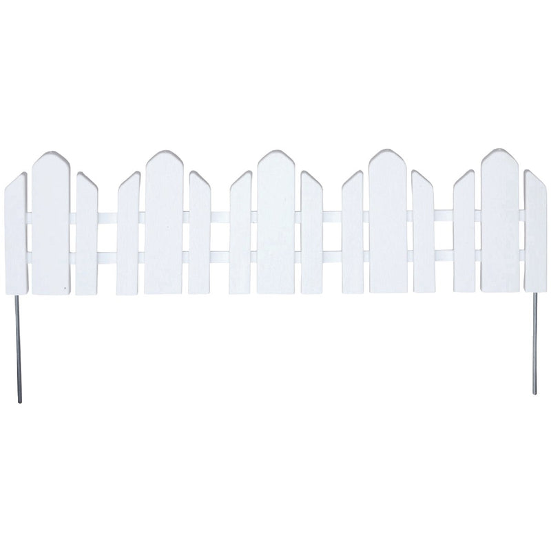 Dackers 6 In. H. x 22.25 In. L. White Resin Flexible Landscape Edging