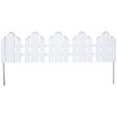 Dackers 6 In. H. x 22.25 In. L. White Resin Flexible Landscape Edging