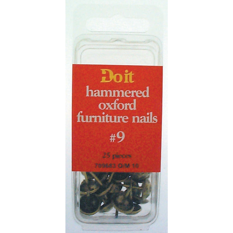 Hillman Fastener Corp Daisy Oxford Antique Brass Furniture Nail (25 Ct.)