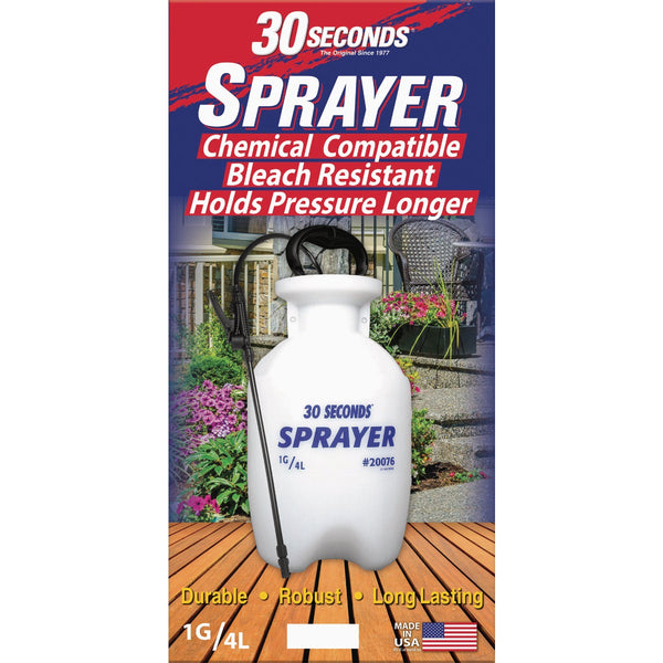 30 seconds 1 Gal. Plastic Handheld Tank Sprayer