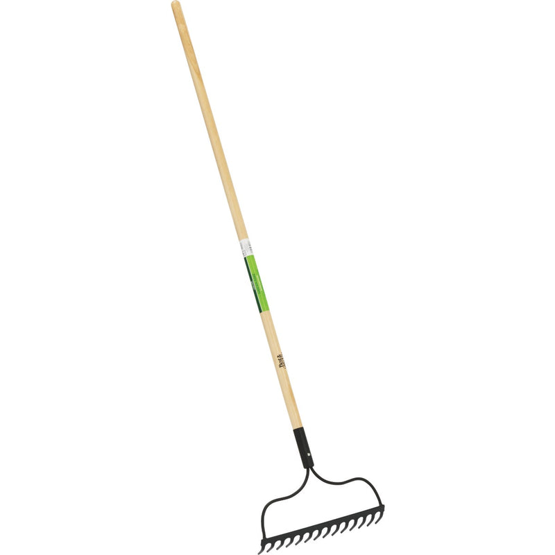 Best Garden 14 In. Steel Bow Garden Rake (14-Tine)