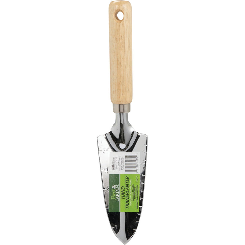 Best Garden 13 In. Chrome Hand Transplanter Trowel