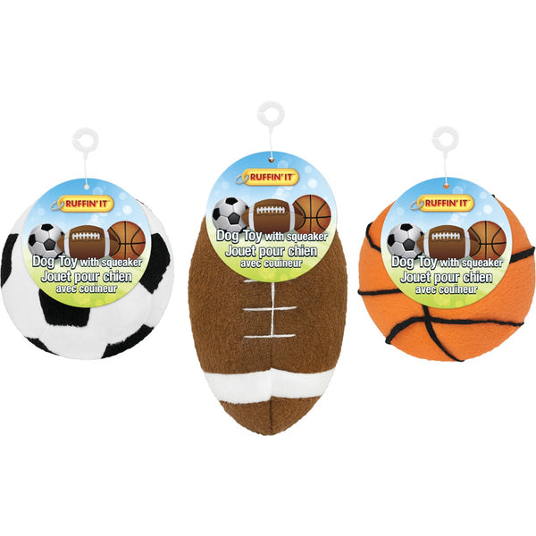 Westminster Pet Ruffin' it Assorted Sports Ball Dog Toys