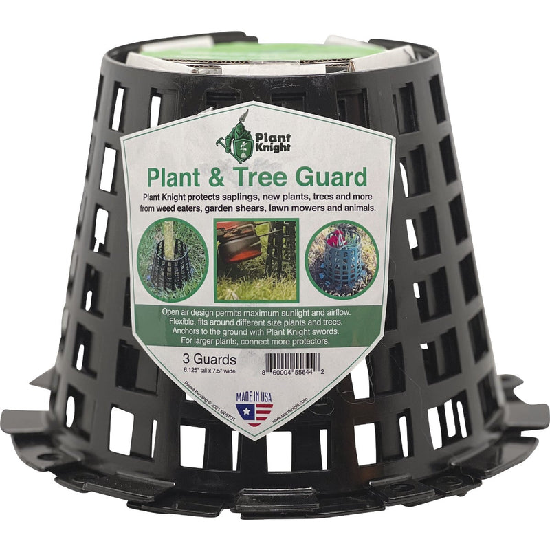 Plant Knight Black Protective Plant Cage (3-Pack)