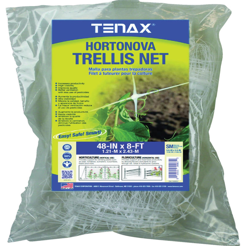 Tenax Hortanova 48 In. x 8 Ft. Polypropylene Trellis Netting