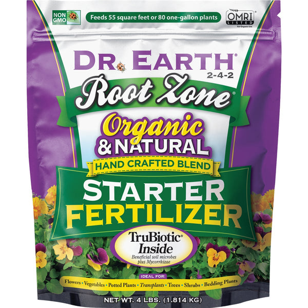Dr. Earth Root Zone 4 Lb. 2-4-2 Organic Starter Fertilizer