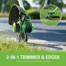 Greenworks 24V 12 In. Cordless Battery String Trimmer & Edger with 2.0 Ah Battery & Charger