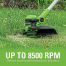 Greenworks 24V 12 In. Cordless Battery String Trimmer & Edger with 2.0 Ah Battery & Charger