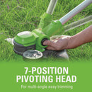 Greenworks 24V 12 In. Cordless Battery String Trimmer & Edger with 2.0 Ah Battery & Charger