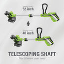 Greenworks 24V 12 In. Cordless Battery String Trimmer & Edger with 2.0 Ah Battery & Charger