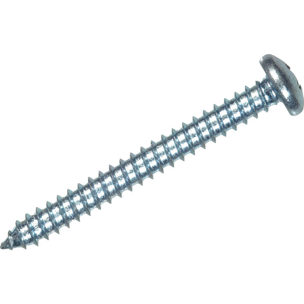 Hillman #10 x 1 In. Phillips Pan Head Zinc Sheet Metal Screw (10 Ct.)