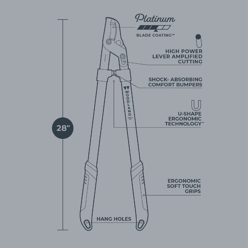 Woodland 28 In. LeverAction Heavy Duty Lopper