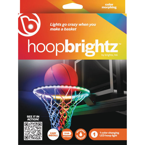 Brightz Hoopbrightz Color Morphing LED Basketball Rim Light Kit