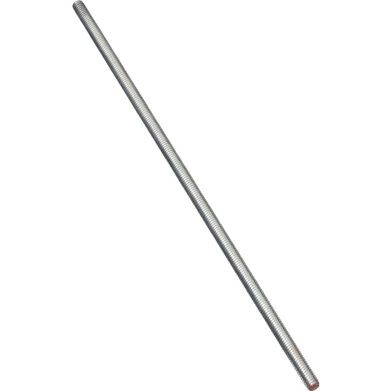 Hillman Steelworks 5/16 In. x 1 Ft. Steel Threaded Rod