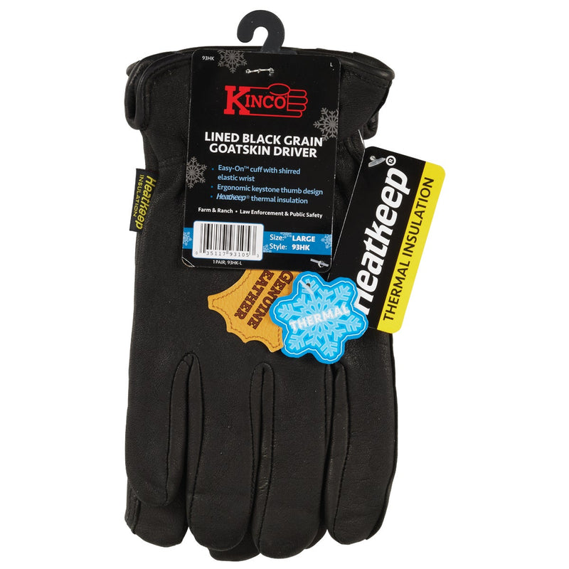 Kinco Men's Large Full Grain Goatskin Thermal Insulated Winter Work Glove