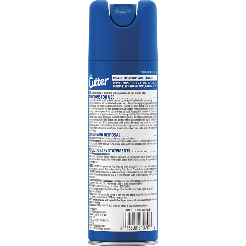 Cutter 6 Oz. Insect Repellent Aerosol Spray