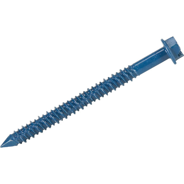 Hillman 1/4 In. x 2-3/4 In. Hex Washer Tapper Concrete Screw Anchor (100 Ct.)