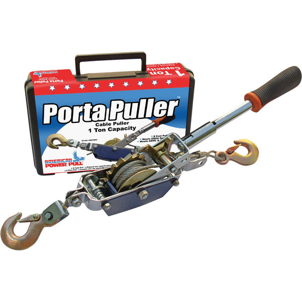 American Power Pull 1/2-Ton to 1-Ton 10 Ft. Cable Puller With Case